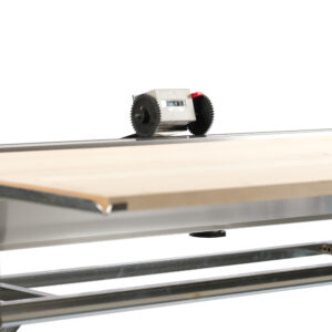 The two-wheel counter ensures a correct measurement each time.