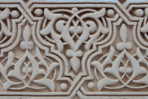 Stencil Designs in Plaster