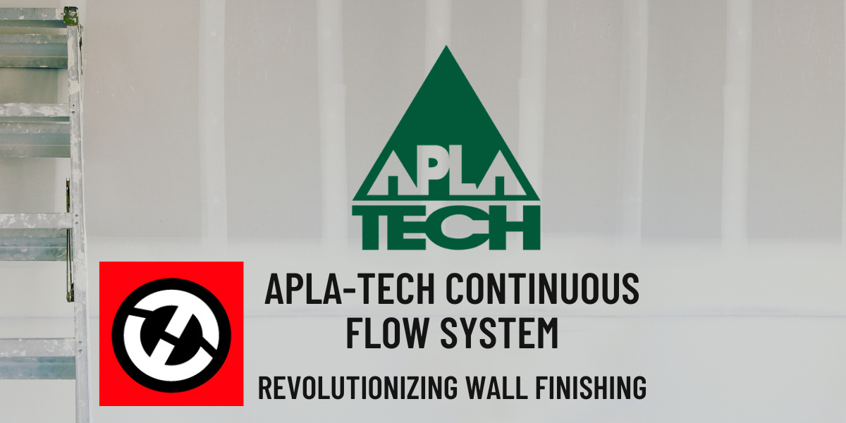 The Apla-Tech (CFS) Continuous Flow System Drywall Finishing Tools